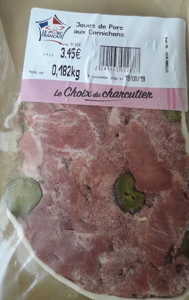 Joues de Porc aux cornichons