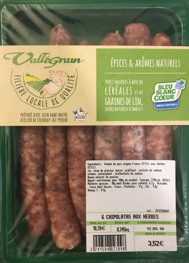 Chipolatas aux herbes