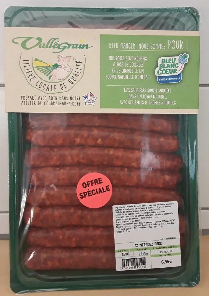 Merguez de porc