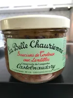 Saucisses de Toulouse aux lentilles