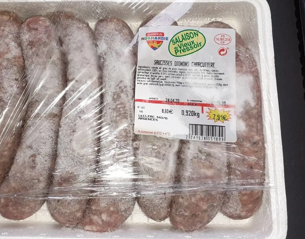 Saucisses oignons charcutiere