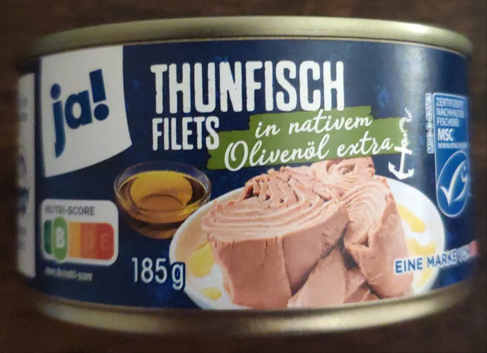Tunfisch Filets in nativen Olivenöl extra