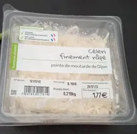 Céleri finement râpé