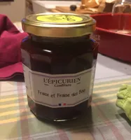 Confiture fraise et fraise des bois