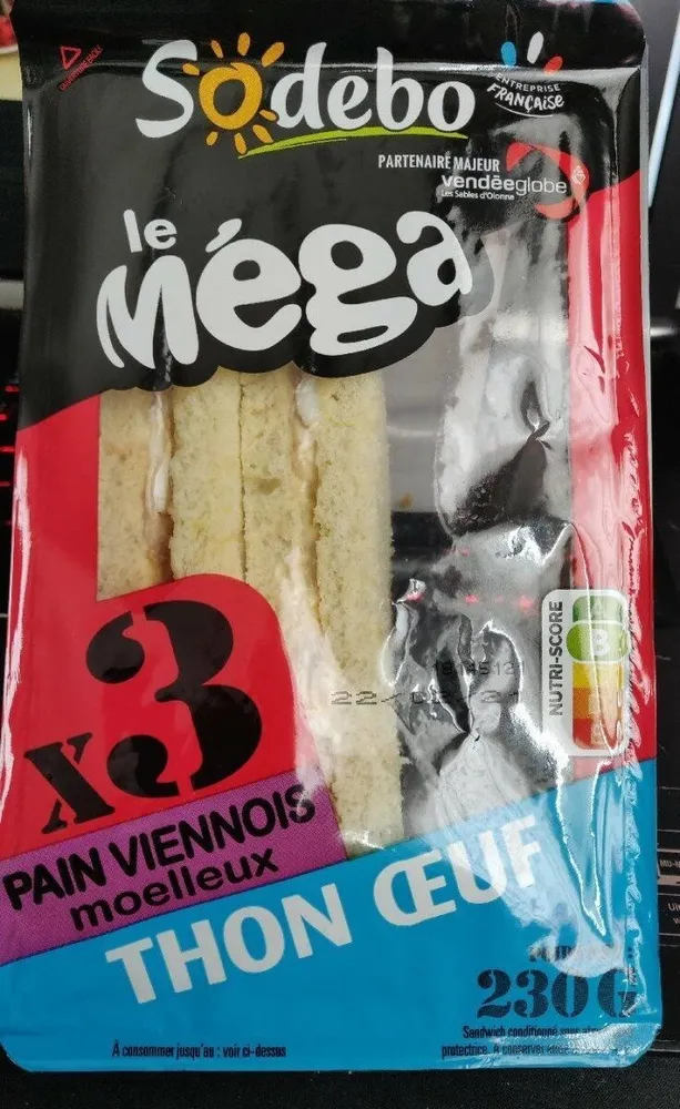 Sandwich thon œuf