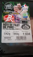 Roti de porc label rouge