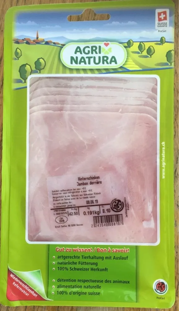 Jambon derrière