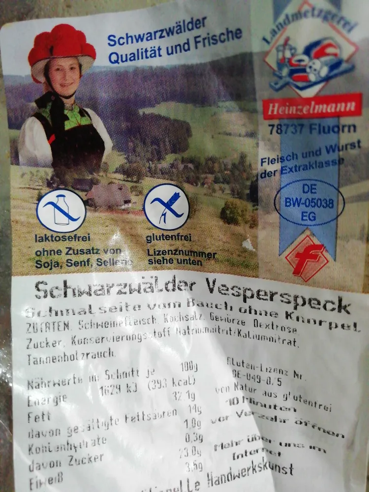 Schwarzwälder Vesperspeck