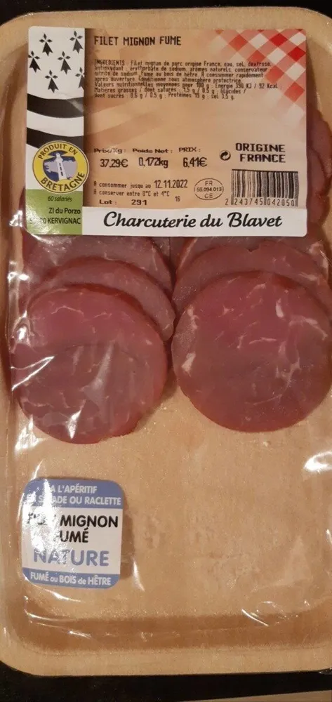 Filet mignon fumé