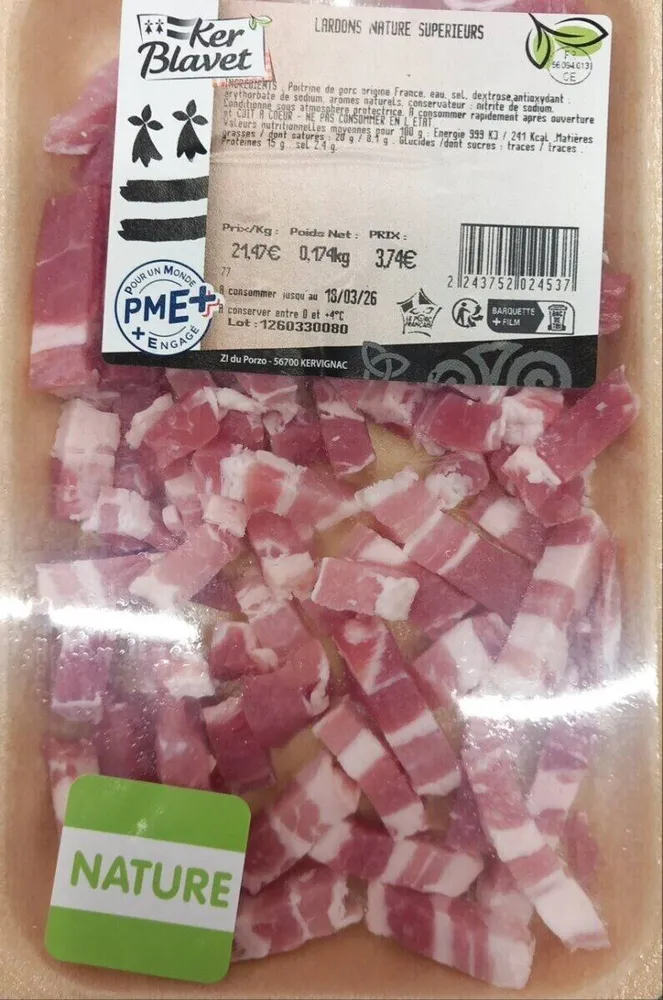 Lardons nature superieurs