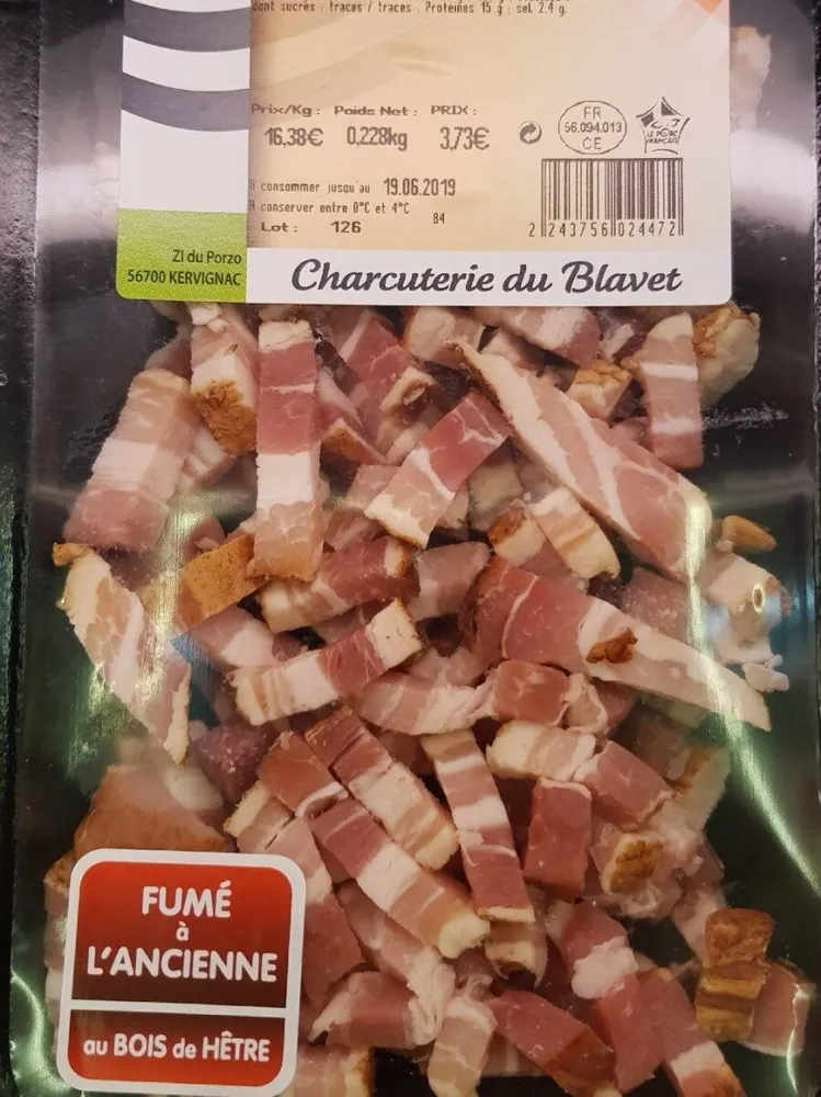 Lardons fumés supérieurs