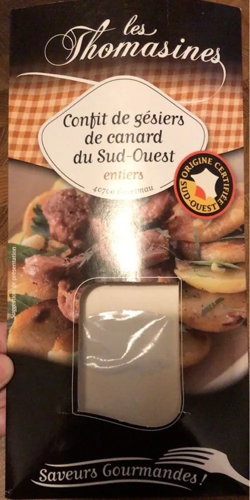 Confit de gesier de canard
