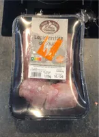 lapin entier decoupé avec foie