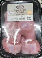 Lapin entier découpé