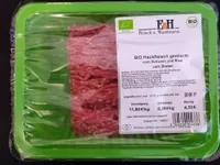 Bio Hackfleisch gemischt vom Schwein und Rind