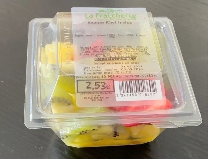 Ananas Kiwi Fraise