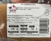 1/6 jambon sec
