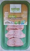 rables de lapin découpés