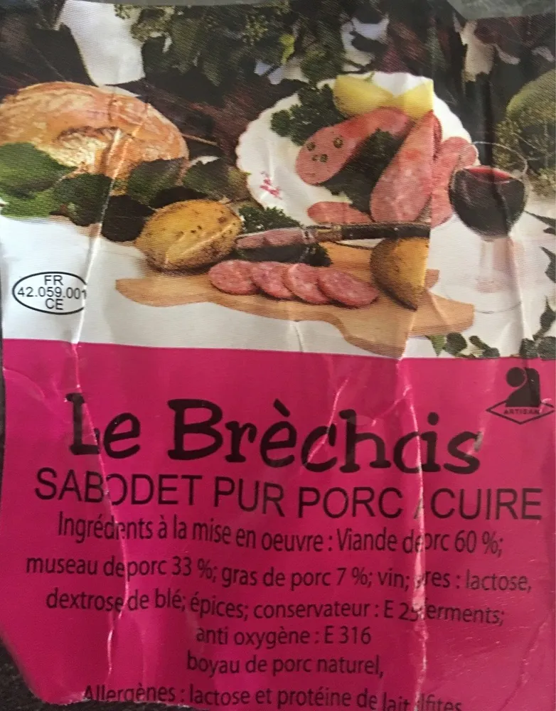 Sabodet pur porc/cuire