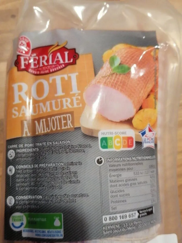 Rôti saumuré, à mijoter