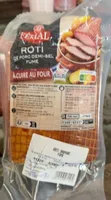 Roti de porc saumuré fumé