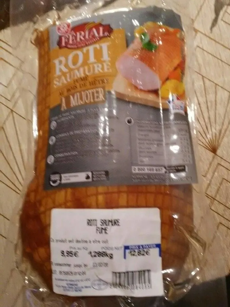 Rôti saumure fumé