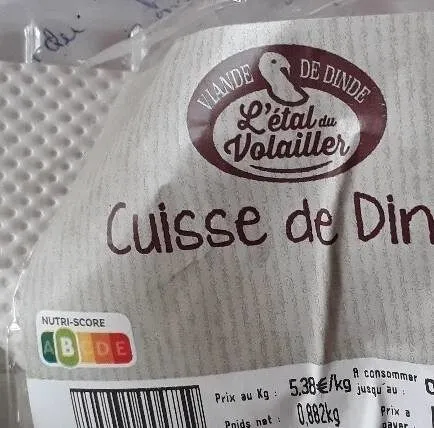 Cuisse dinde magasin Lidl