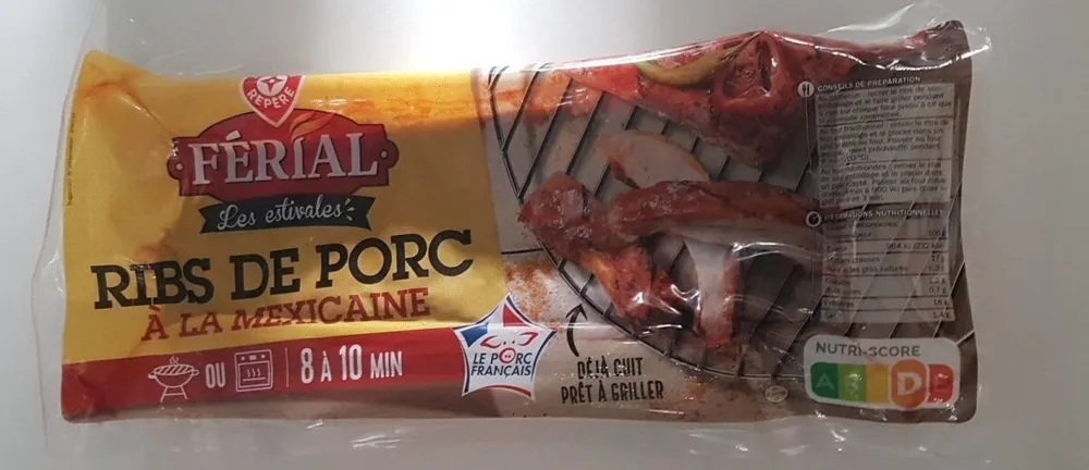 Ribs de porc à la Mexicaine