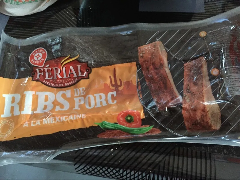 Ribs de porc à la mexicaine