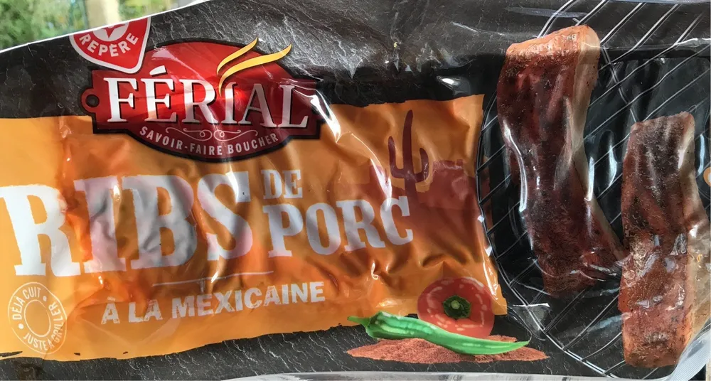 Ribs de porc à la mexicaine