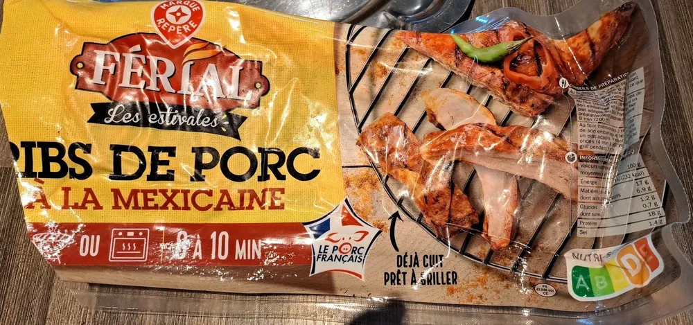 Ribs de porc à la mexicaine