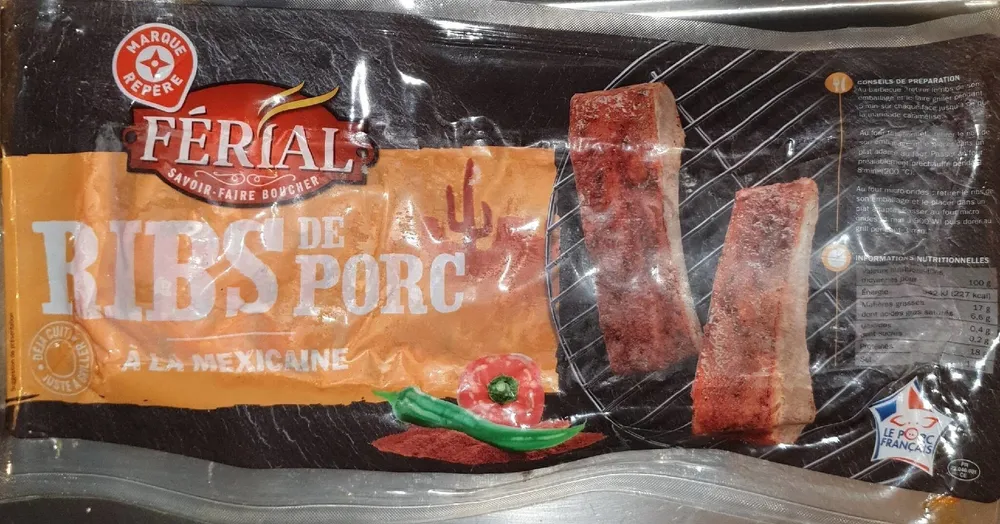 Ribs de porc a la mexicaine