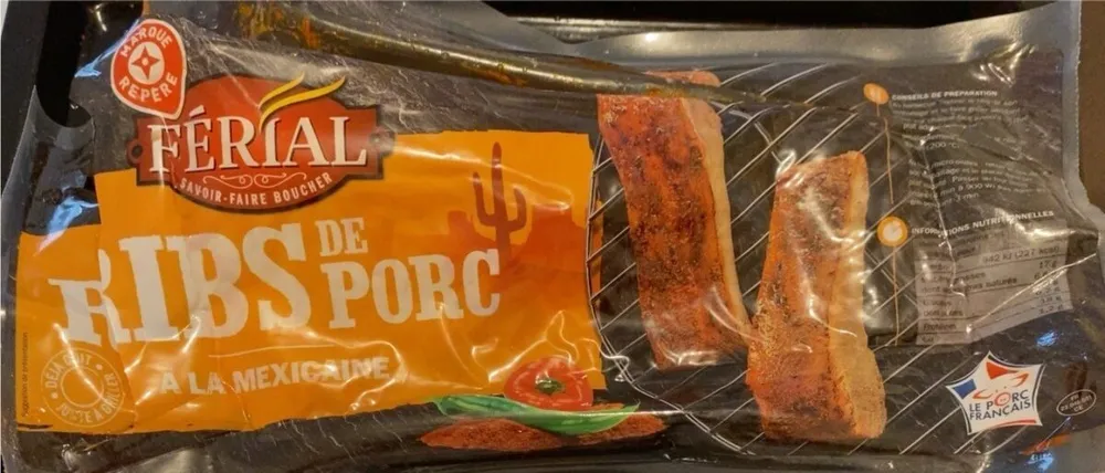Ribs de porc à la mexicaine