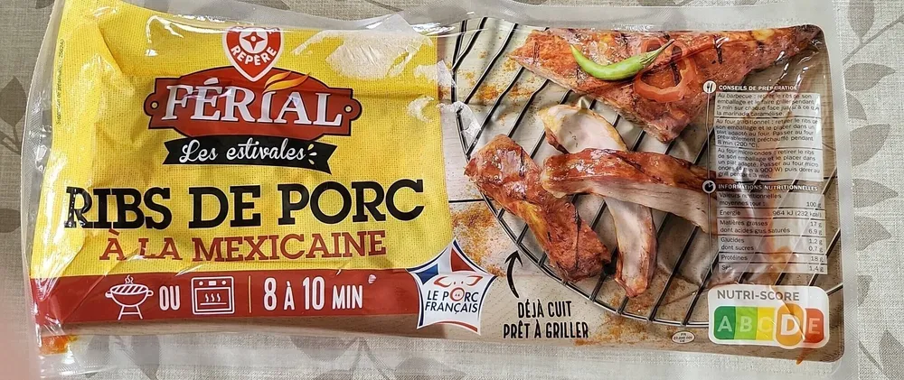 Ribs de porc à la mexicaine