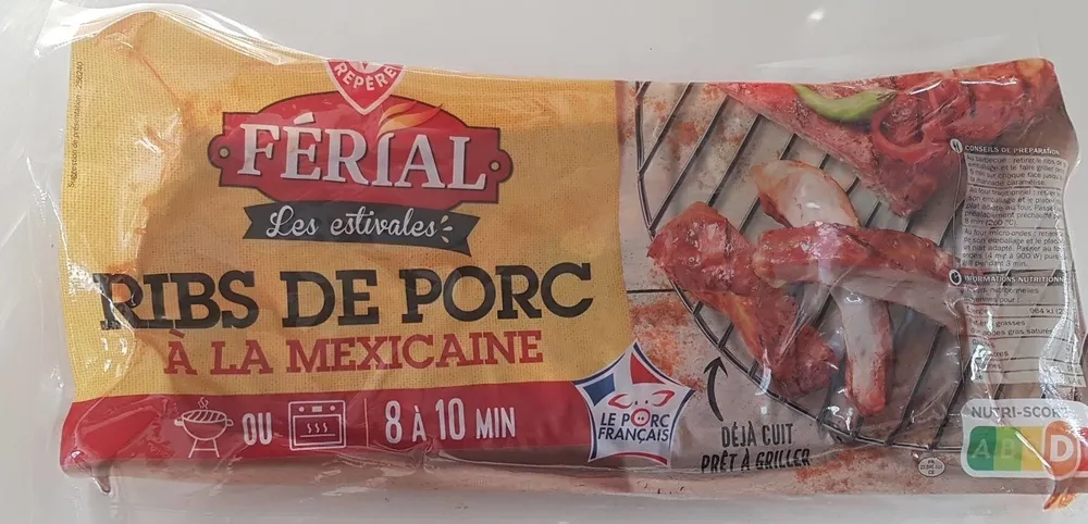 Ribs de porc à la mexicaine