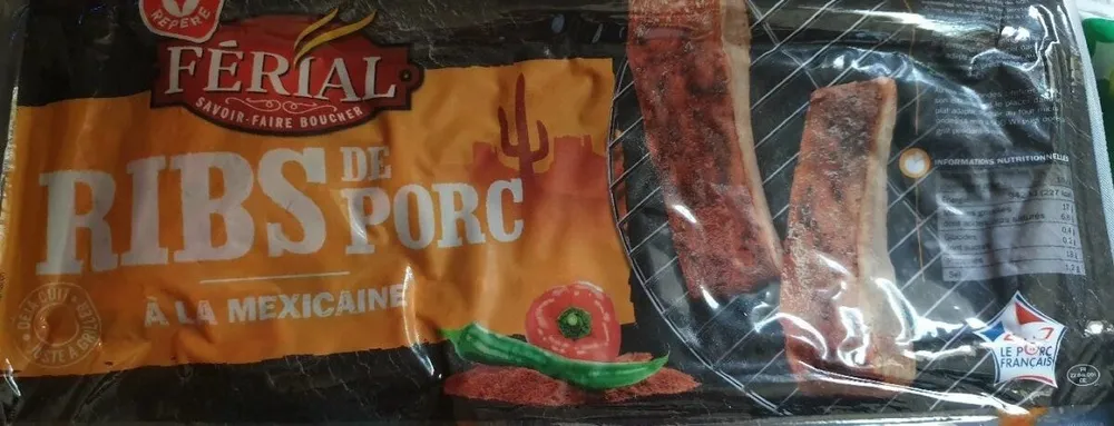 Ribs de porc à la mexicaine