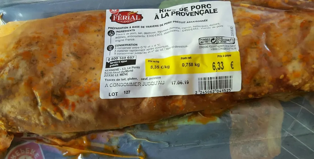Ribs de porc à la provençale