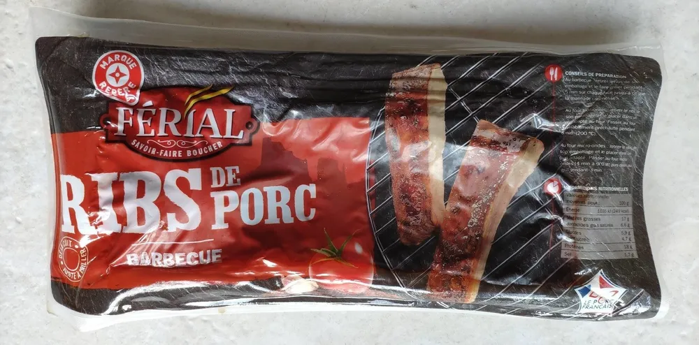 Ribs de porc barbecue