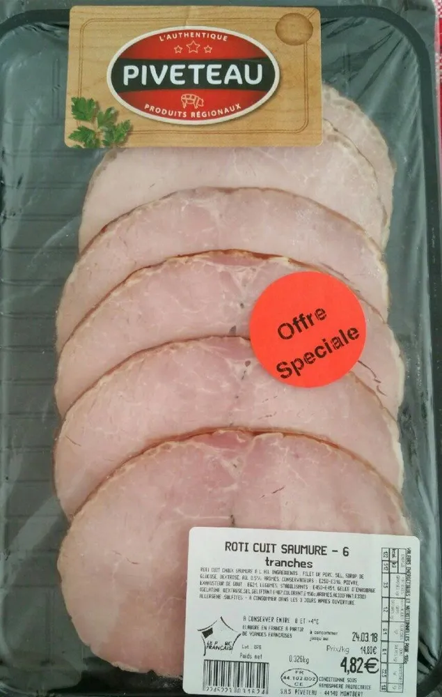 Rôti cuit Saumur