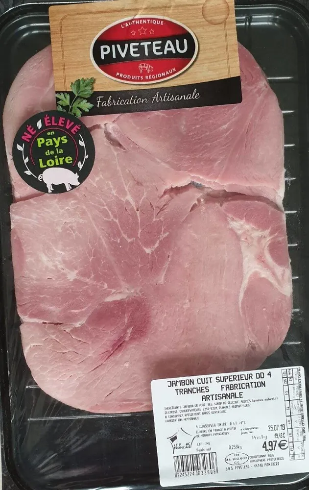 Jambon cuit Supérieur fabrication artisanale