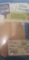 Filets poulet plein Champ