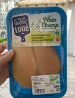2 filets de poulet plein champ