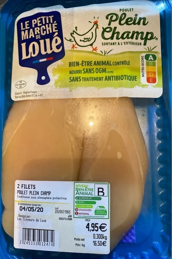 Filets de Poulet - Plein Champ