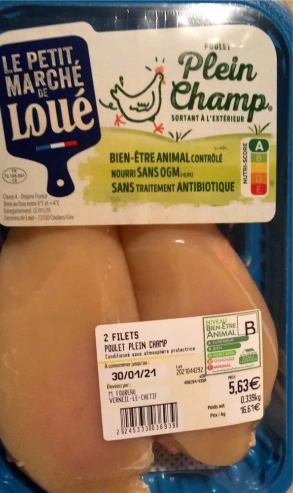 Poulet plein champs