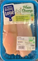 2 filets poulet plein champ