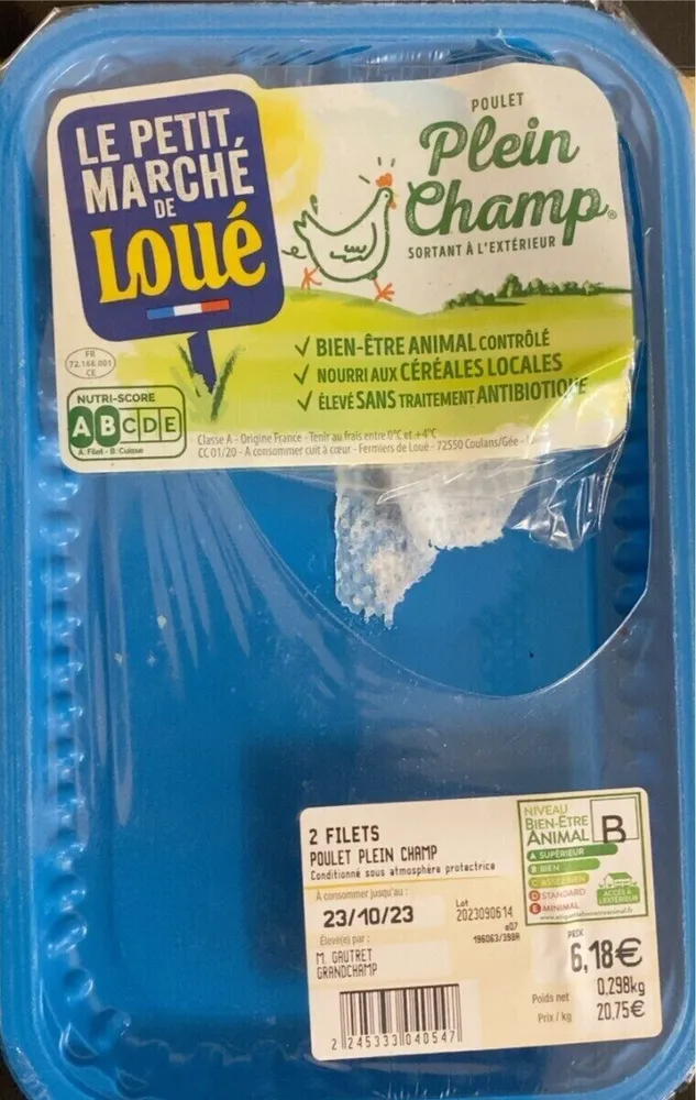 Filets de Poulet Plein Champ