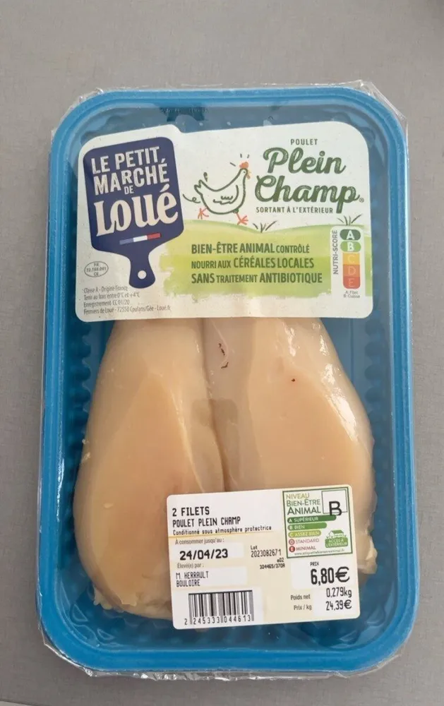 Filets de poulet