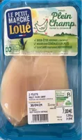 Filets de poulet plein champ