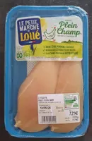 2 filets de poulet plein champ
