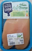 Filets de poulet plein champ
